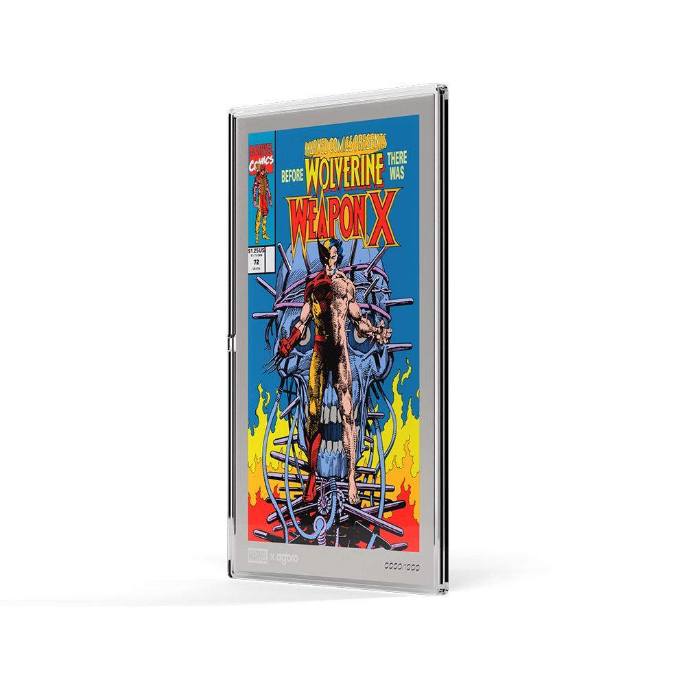 2026 $2 Marvel Wolverine Comic Covers: Wolverine Weapon X #72 - Pure Silver Foil