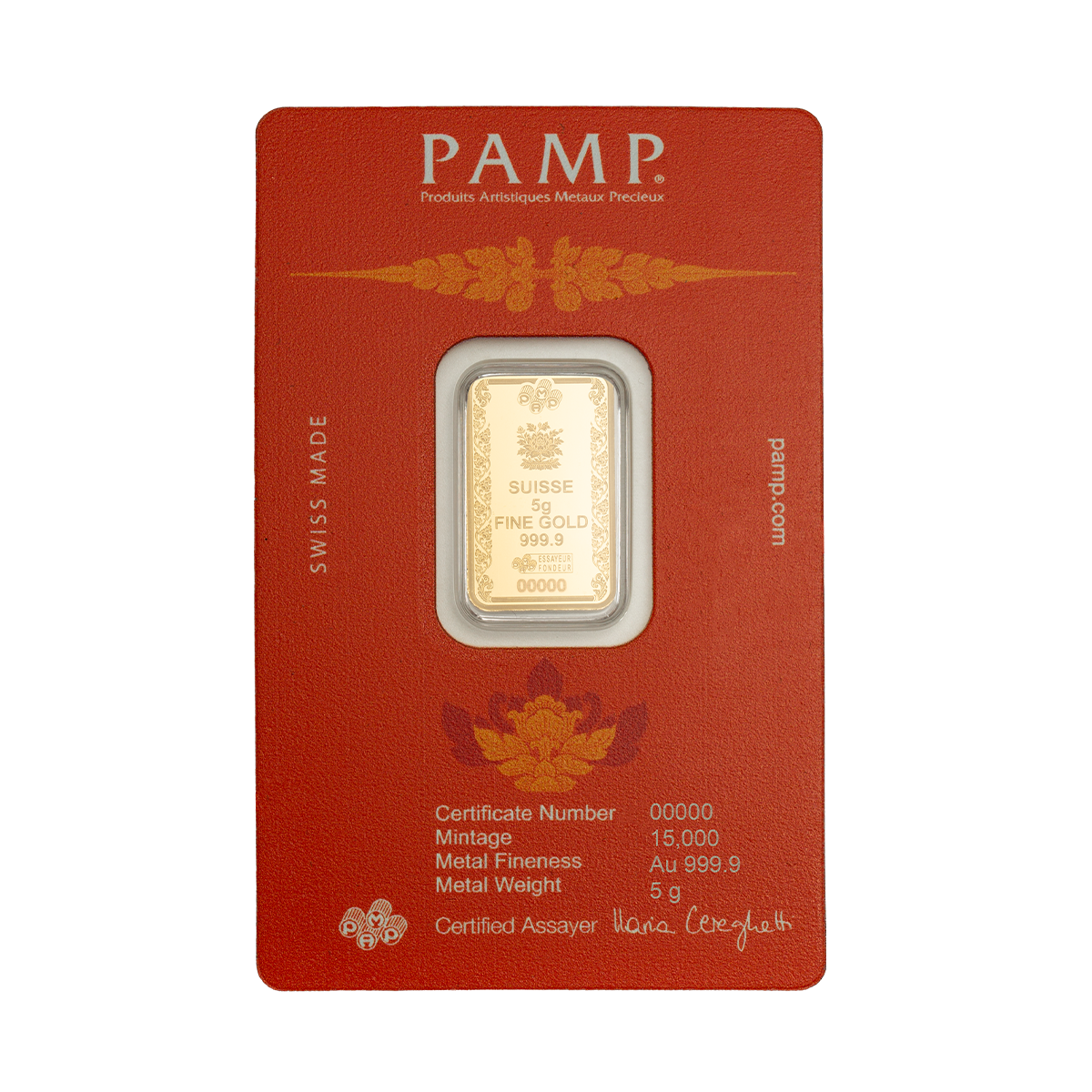 Buddha - 5g Pure Gold Bar