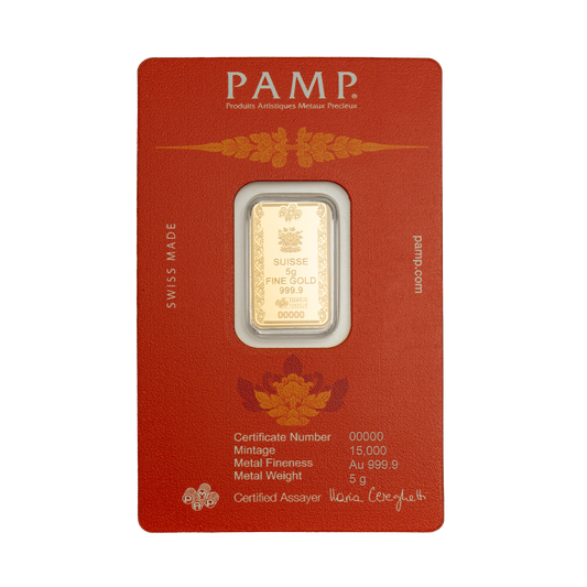 Buddha - 5g Pure Gold Bar
