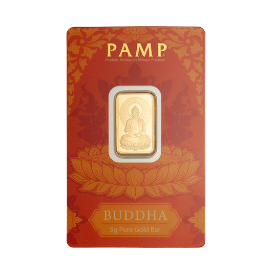 Buddha - 5g Pure Gold Bar