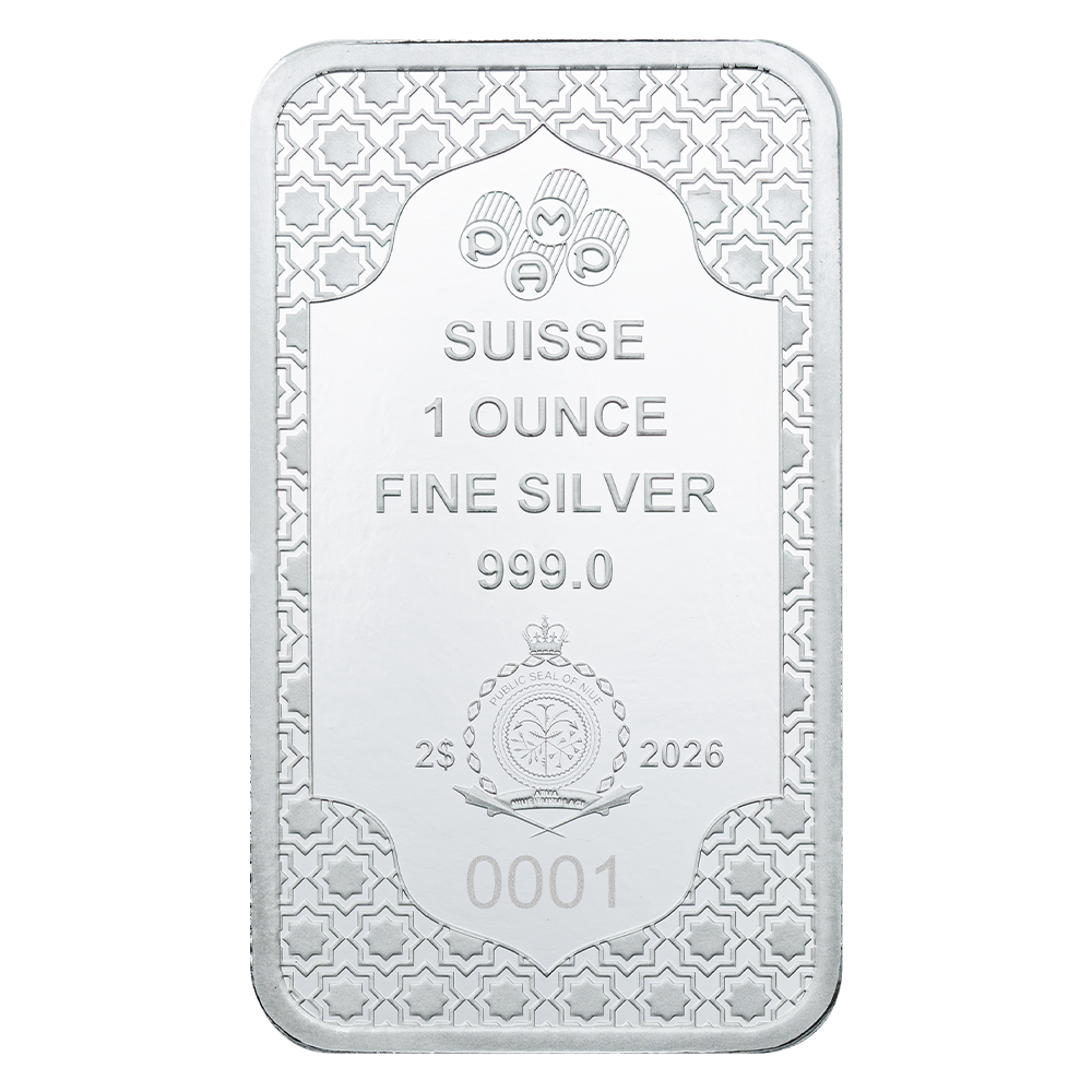 2026 $2 Eid Mubarak - 1 oz Pure Silver Bar
