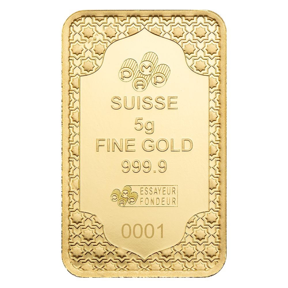 Eid Mubarak - 5g Pure Gold Bar