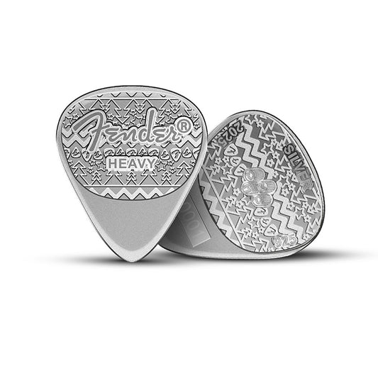 2025 Fender® Holiday Sterling Silver Guitar Pick