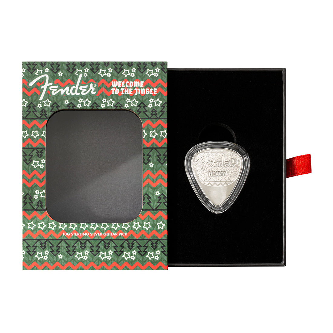 2025 Fender® Holiday Sterling Silver Guitar Pick