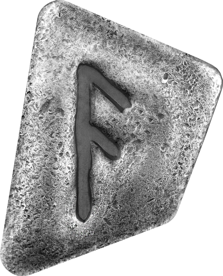 Runes - 1 oz Pure Silver Cast 6-Rune Set