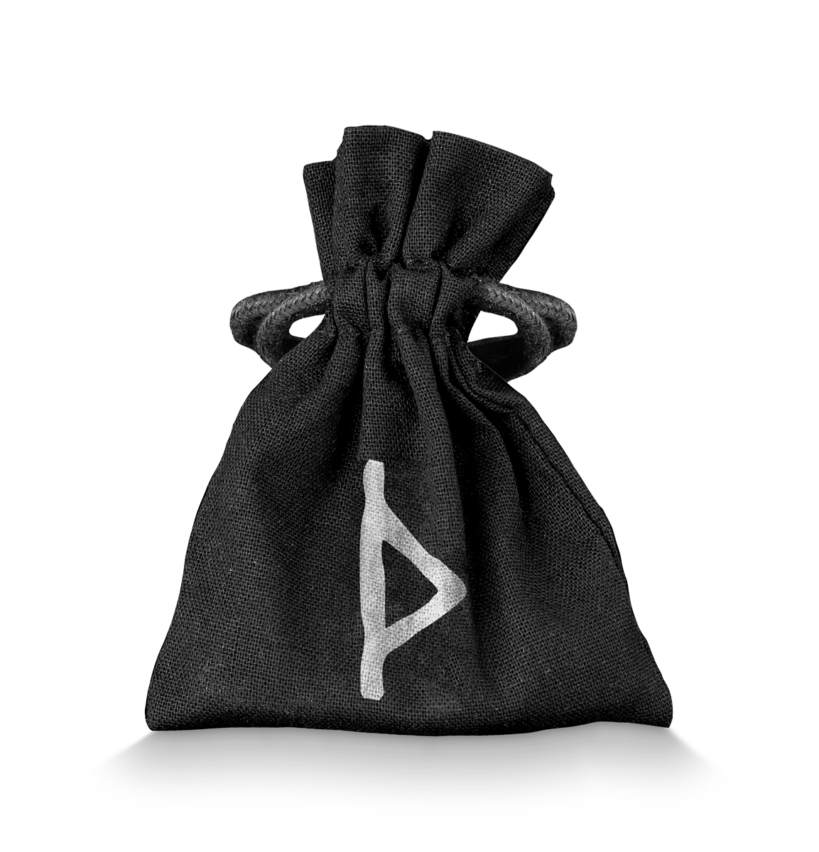 Thurisaz 1 oz Pure Silver Cast Rune with UV light