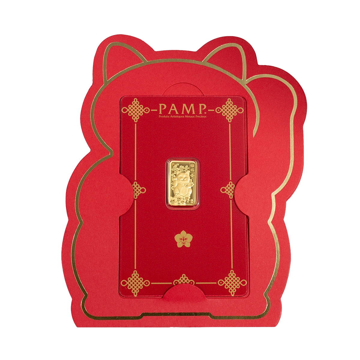 Lucky Cat - 2.5g Pure Gold Bar
