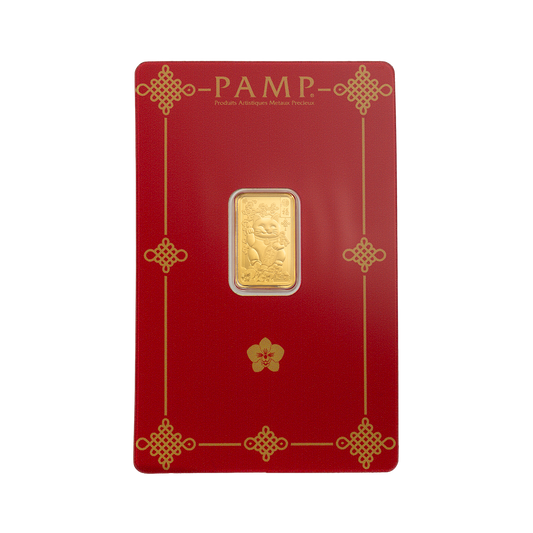 Lucky Cat - 2.5g Pure Gold Bar