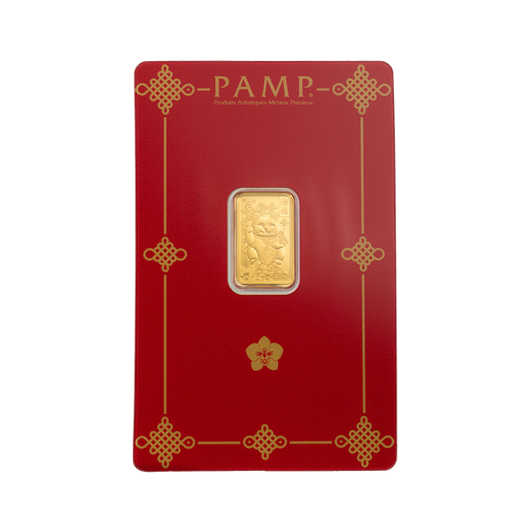 Lucky Cat - 2.5g Pure Gold Bar