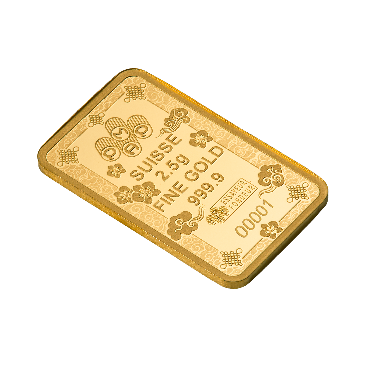 Lucky Cat - 2.5g Pure Gold Bar