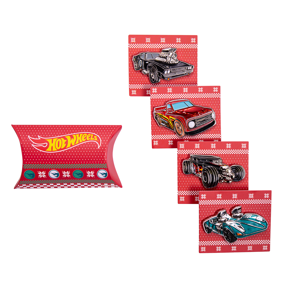 2024 $2 Hot Wheels: Night Shifter - Pure Silver Mystery Gift Holiday Set