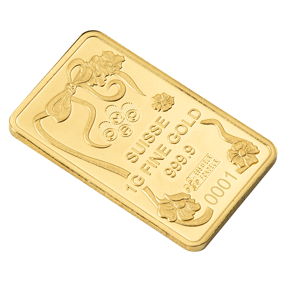 Iconic Barbie™ 1g Pure Gold Bar