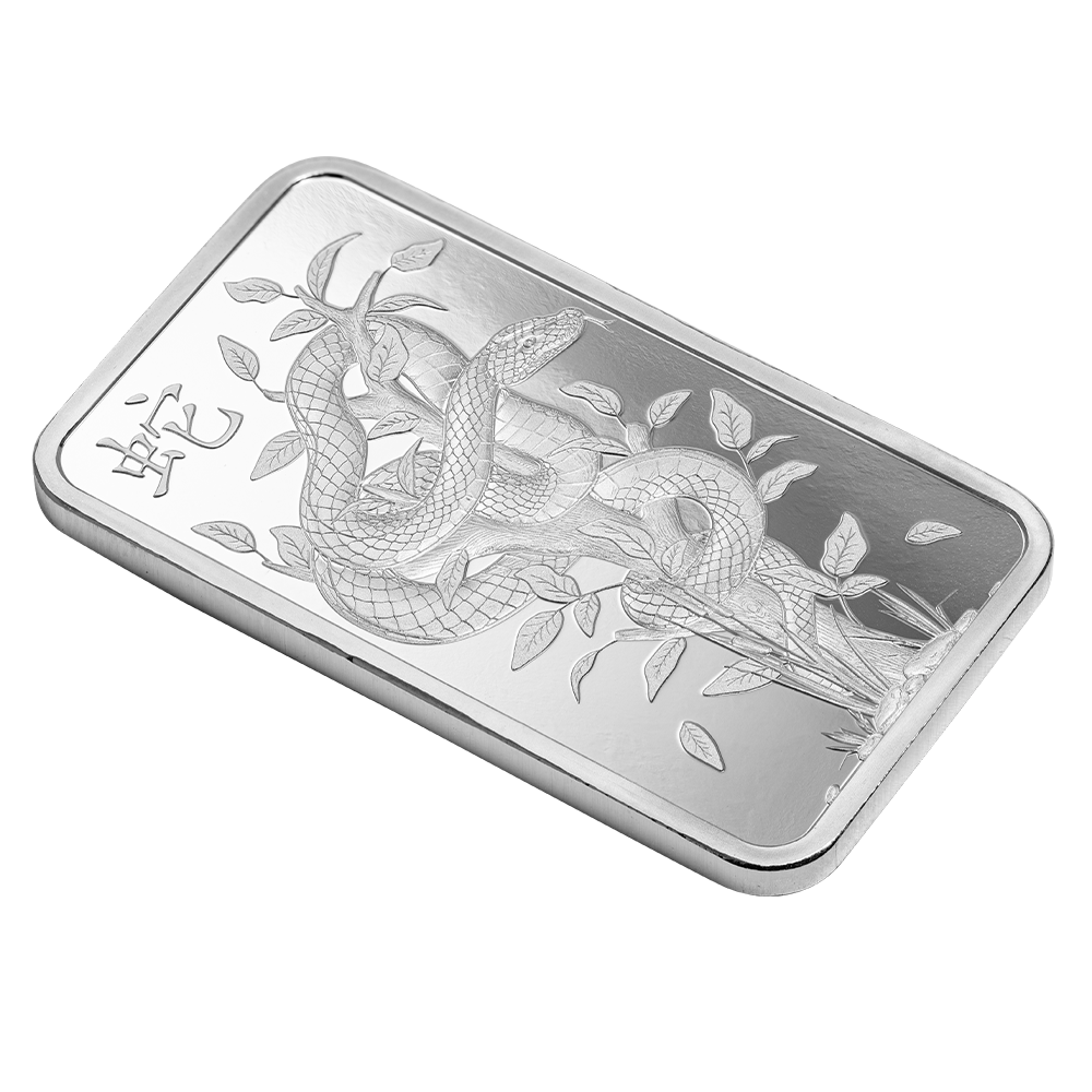 2025 Lunar Year of the Snake: Legend of the White Snake - 1oz Pure Silver Bar