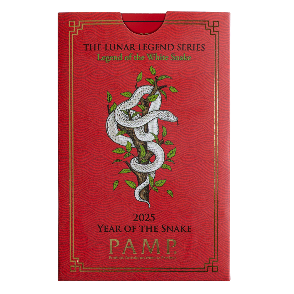 2025 Lunar Year of the Snake: Legend of the White Snake - 5g Pure Gold Bar