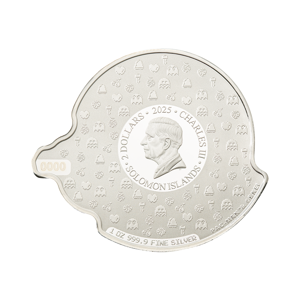 2025 $2 PAC-MAN™45th Anniversary - Pure Silver Coin
