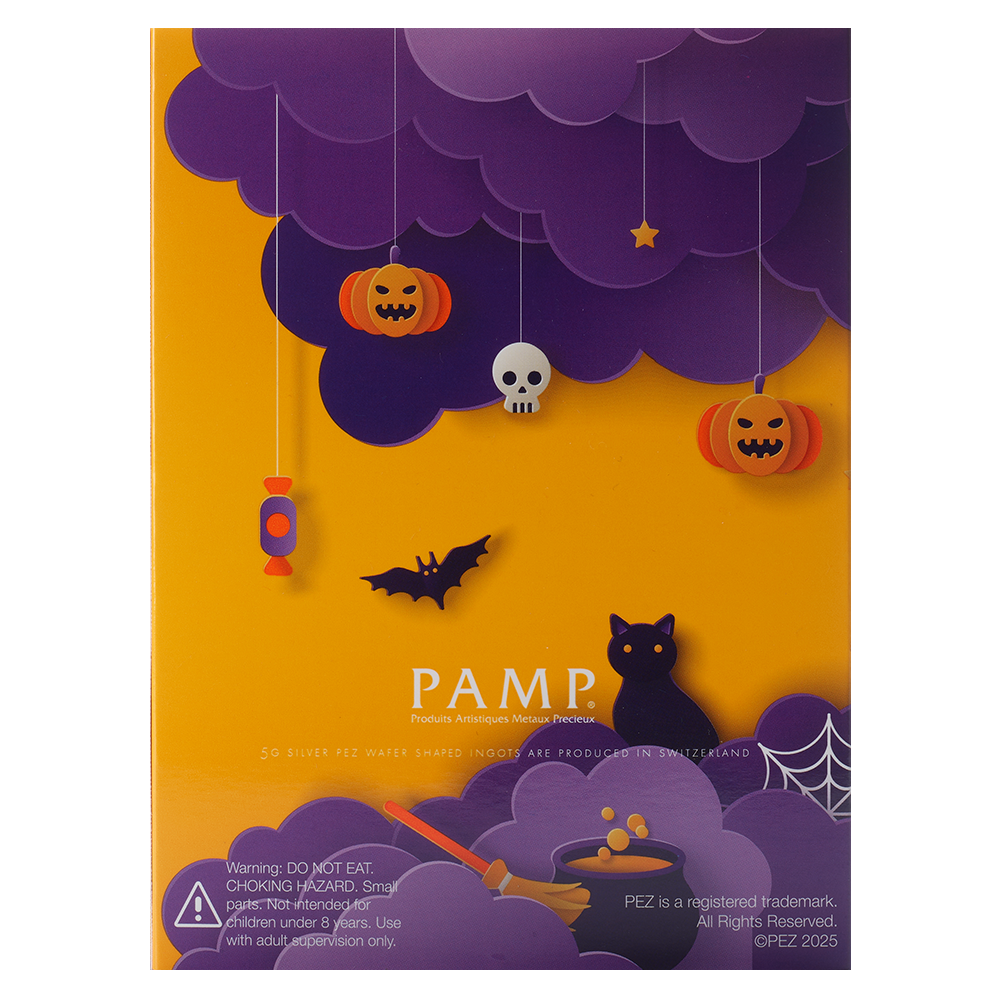 2025 PEZ® Halloween Ghost Pure Silver Gift Set