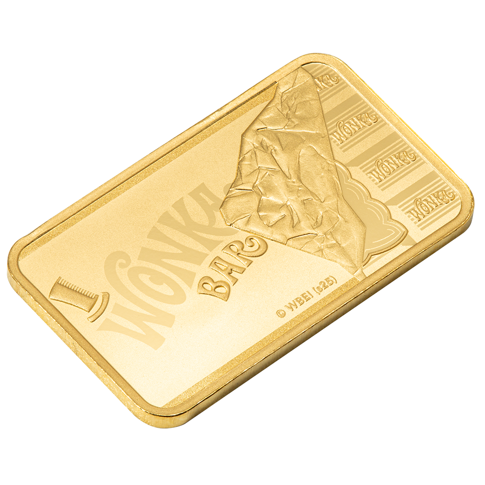 Willy Wonka & The Chocolate Factory - 5g Pure Gold Bar