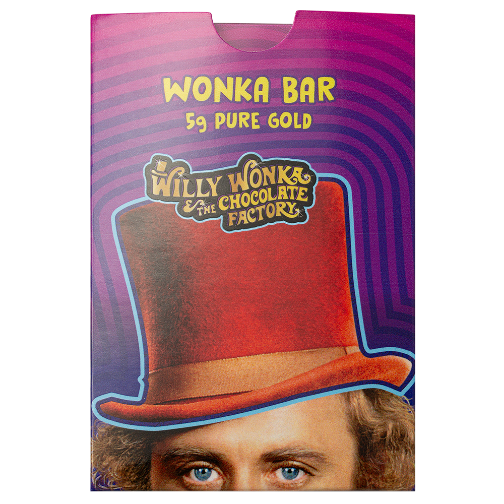 Willy Wonka & The Chocolate Factory - 5g Pure Gold Bar