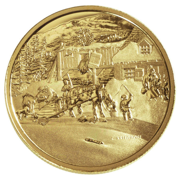 2001 $200 Cornelius Krieghoff: <i>The Habitant Farm</i> - 22-kt. Gold Coin Default Title