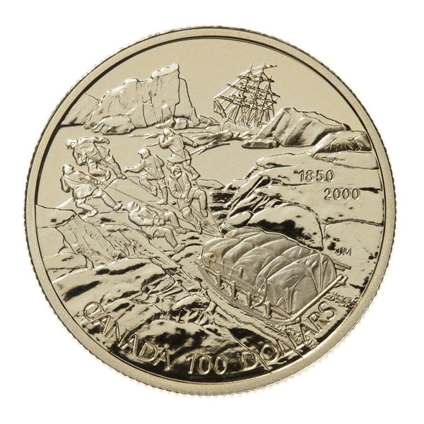 2000 $100 The Search for the Northwest Passage, 150th Anniversary - 14-kt. Gold Coin Default Title