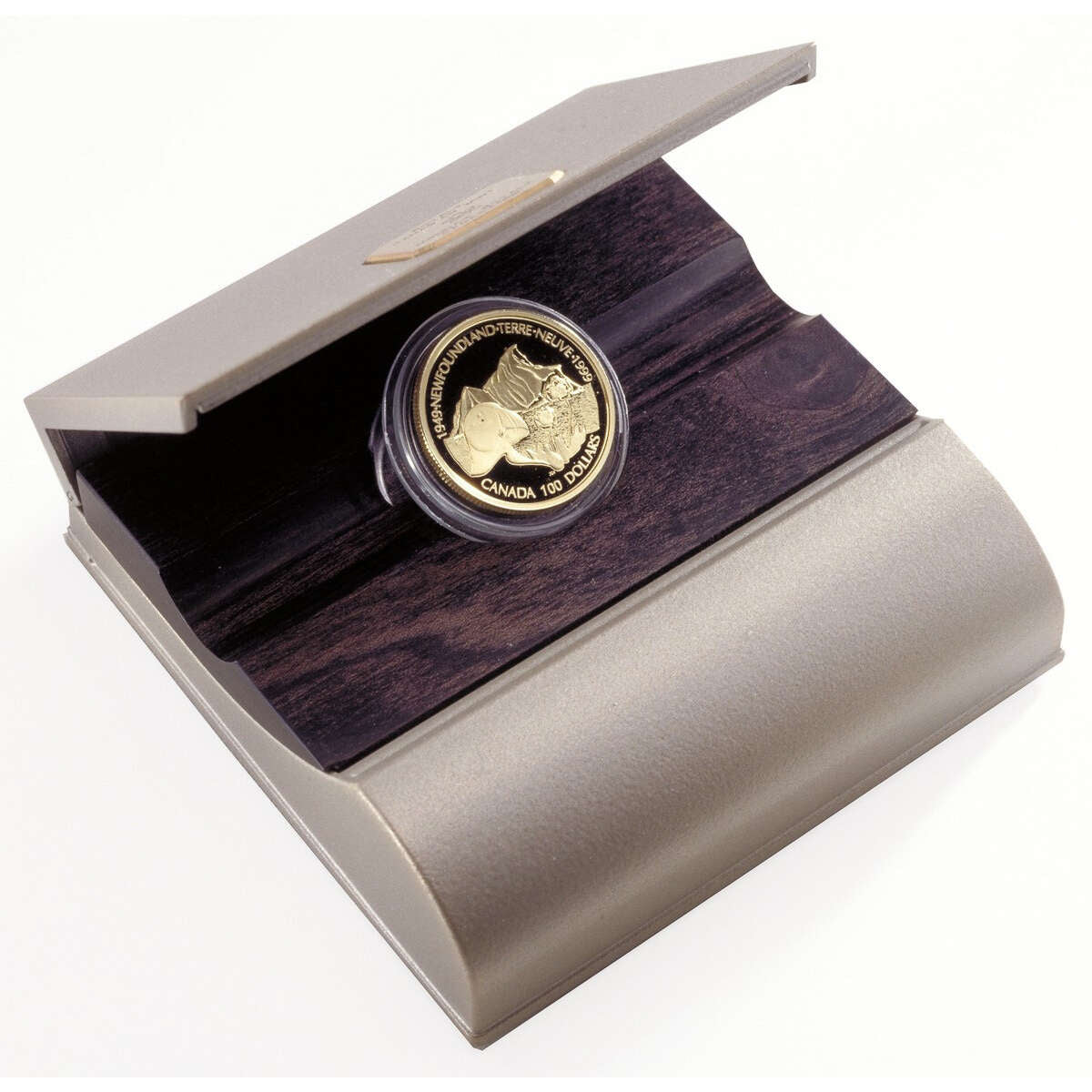 1999 $100 Newfoundland's Confederation, 50th Anniversary - 14-kt. Gold