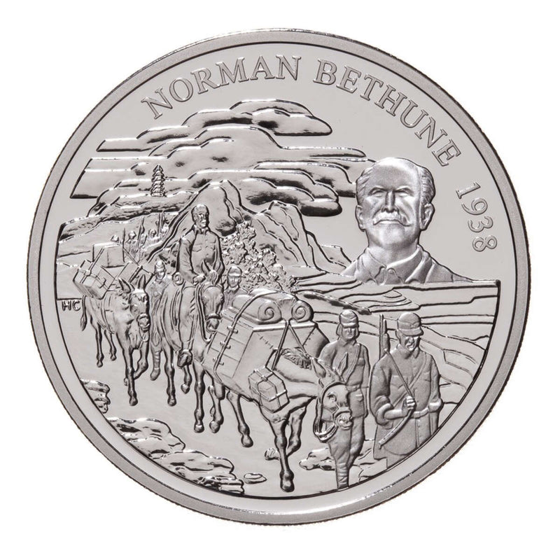 1998 $5 Norman Bethune Commemorative - Pure Silver Set Default Title