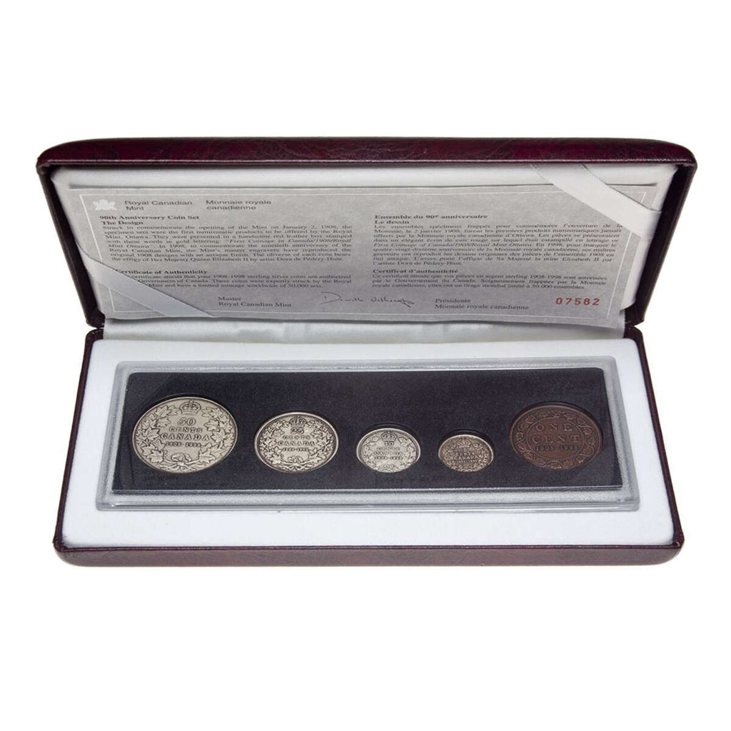 1908 Coin Set 1998 (1908-) Special Limited Edition Proof Set - 90th Anniversary of t