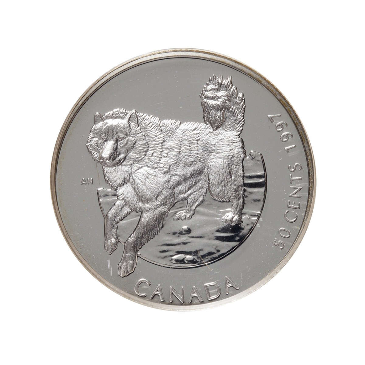 1997 50c Best Friends Series: Canadian Eskimo Dog- Sterling Silver Coin Default Title