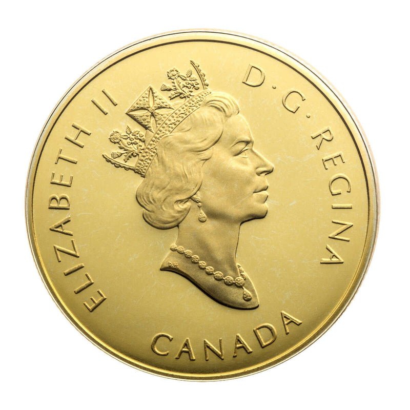CERTIFICATE SERIAL NO. 0001 - 1996 $100 Klondike Gold Rush, 100th Anniversary - 14-kt. Gold Coin Default Title