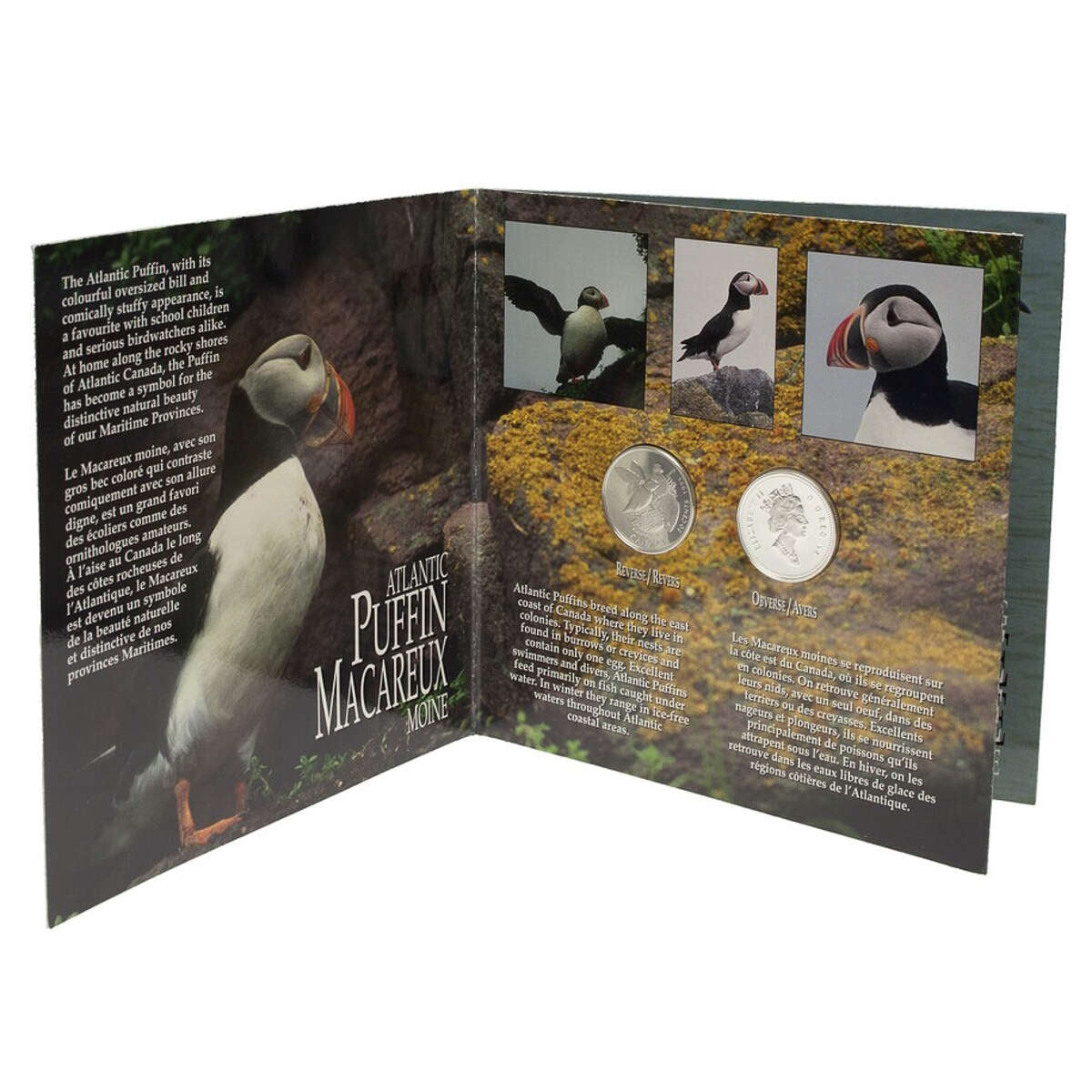 1995 50c Birds of Canada Series - Sterling Silver 4-Coin Set Default Title