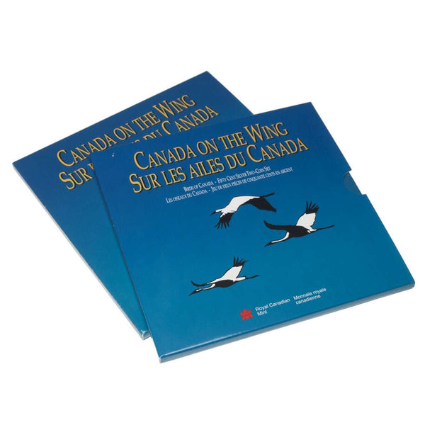 1995 50c Birds of Canada Series - Sterling Silver 4-Coin Set Default Title