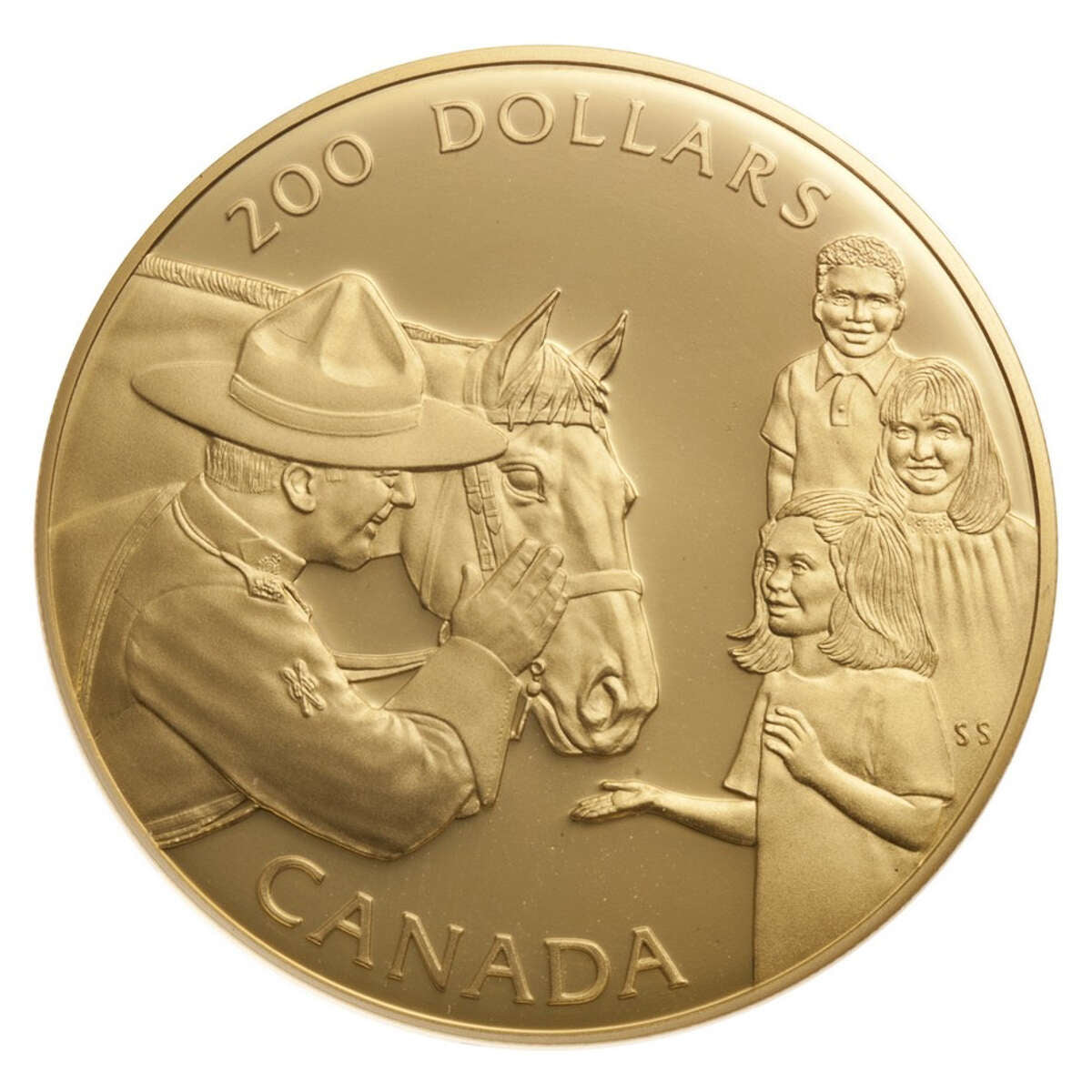 1993 $200 Royal Canadian Mounted Police - 22-kt. Gold Coin Default Title