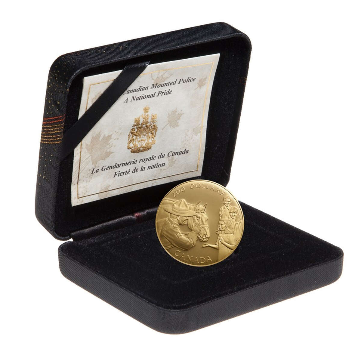 エルジー　赤口ゴールド　#200 90g 開封済 1993 $200 Royal Canadian Mounted Police - 22-kt. Gold Coin