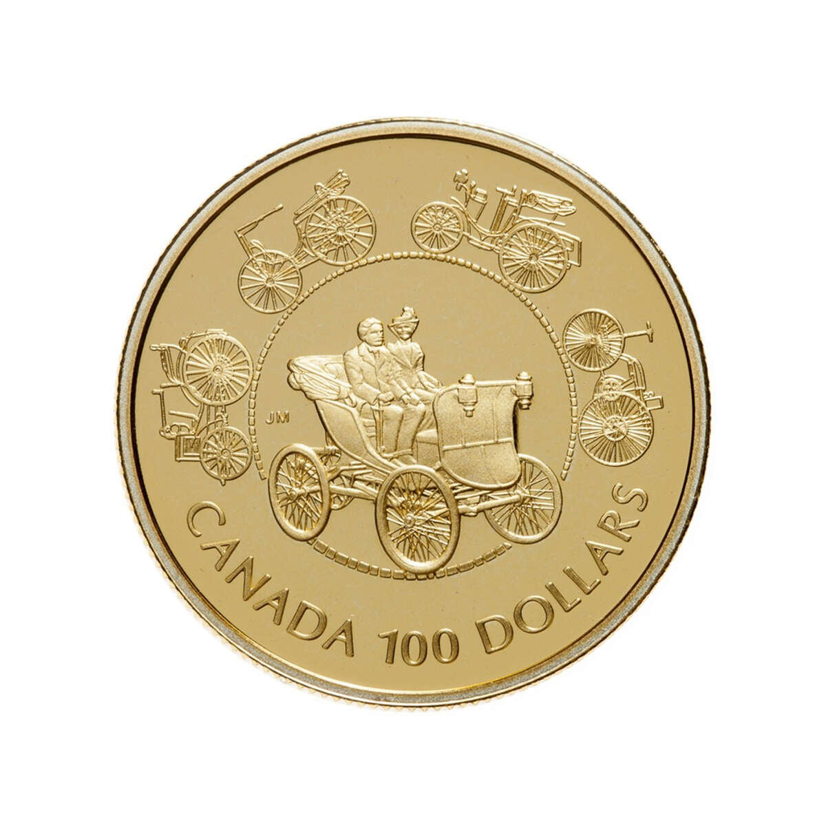 1993 $100 The Horseless Carriage - 14-kt. Gold Coin Default Title