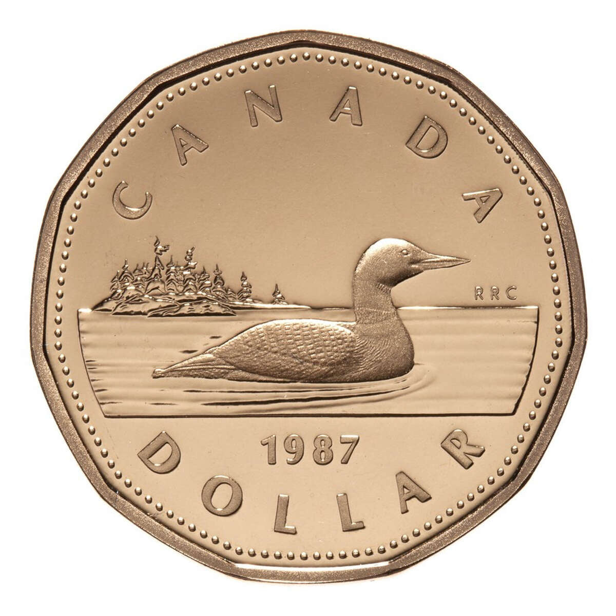 1987 $1 Proof Loon