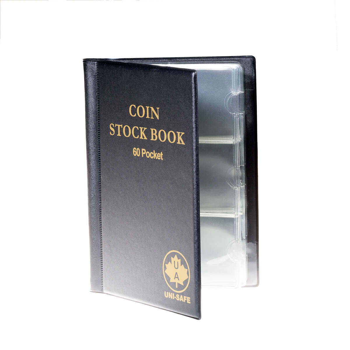 Coin Stock Book (60 Pocket) Black