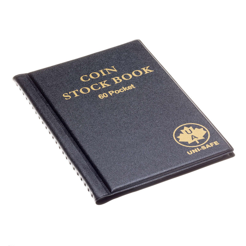 Coin Stock Book (60 Pocket) Black