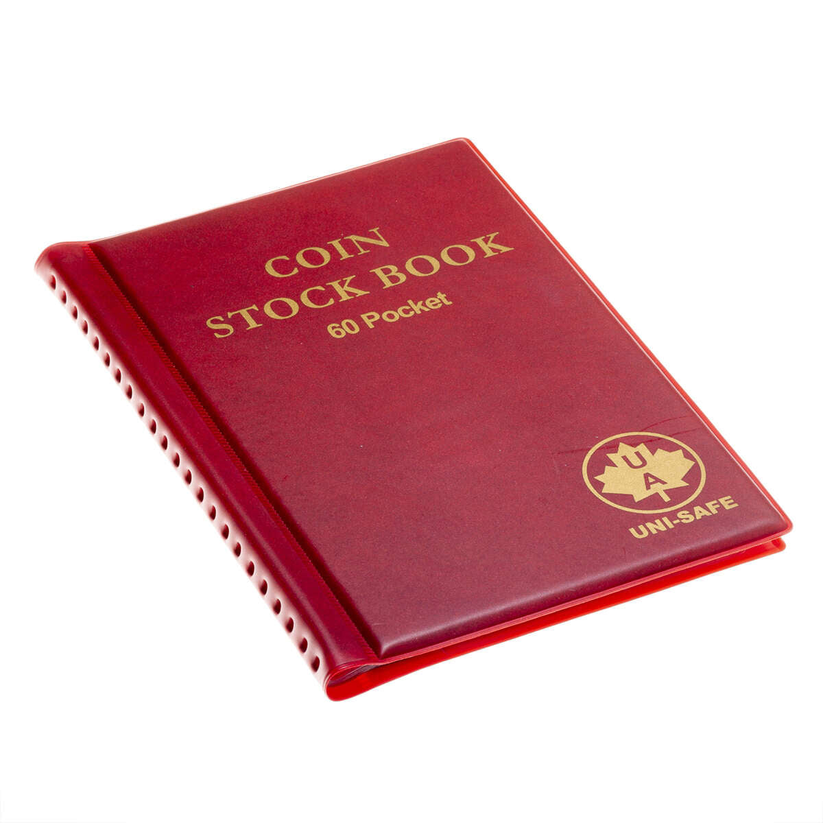 Coin Stock Book (60 Pocket) Red