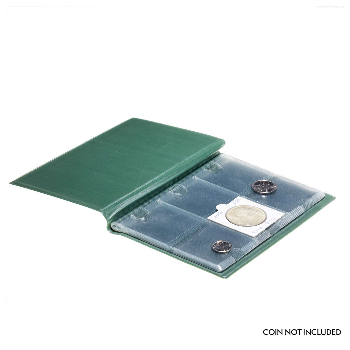 Coin Stock Book (60 Pocket) Green