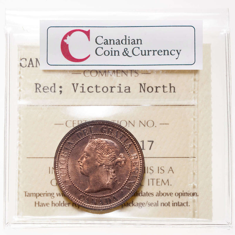 1 cent 1887 Red ICCS MS-65 Default Title