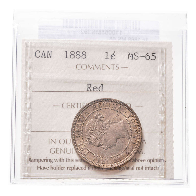 1 cent 1888 Red ICCS MS-65 Default Title