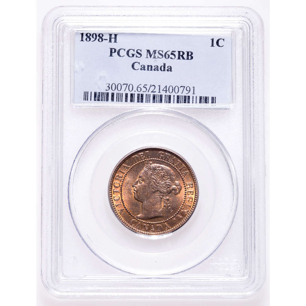 1 cent 1898H  PCGS MS-65 Default Title