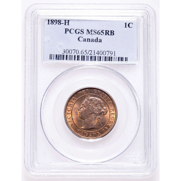 1 cent 1898H  PCGS MS-65 Default Title
