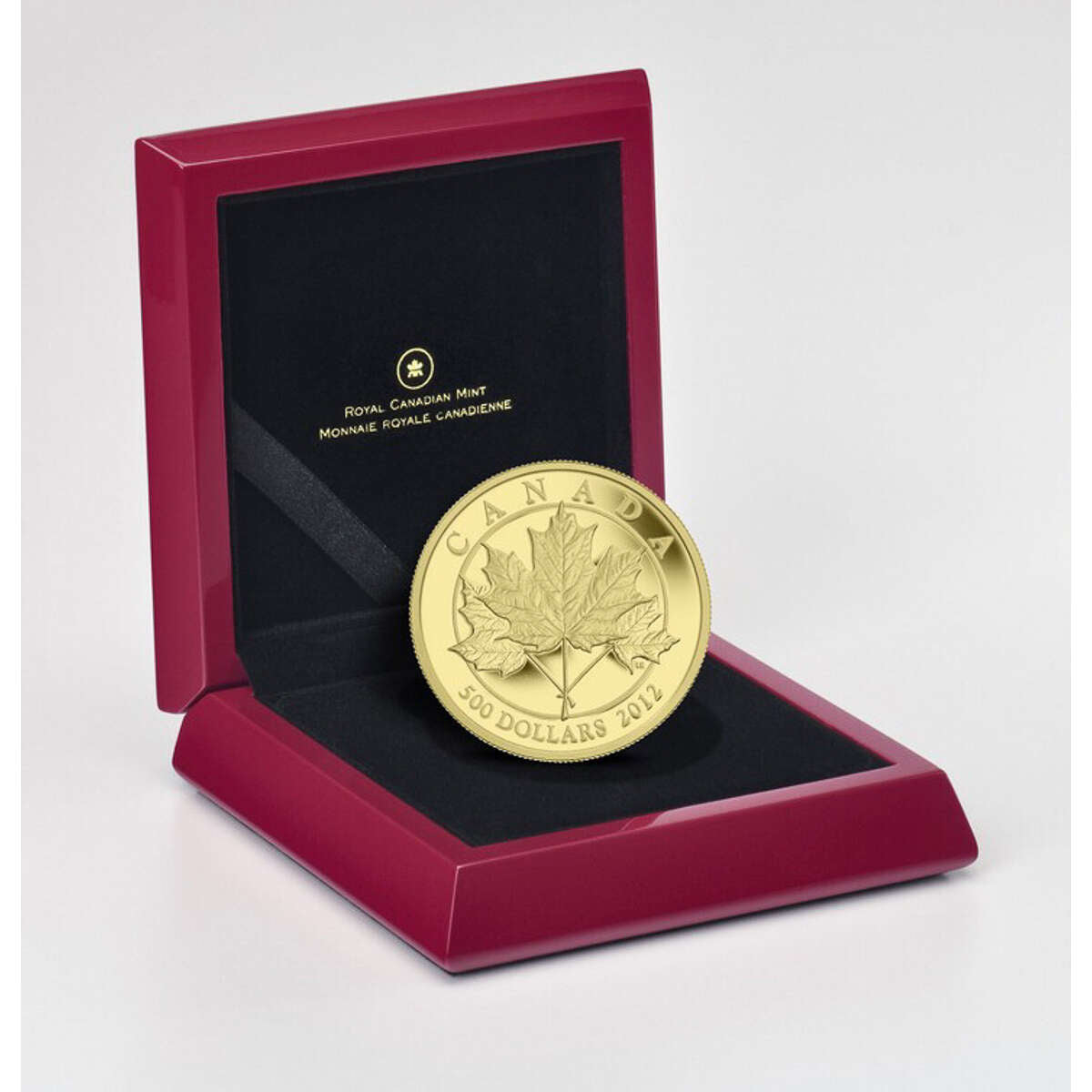 2012 $500 Maple Leaf Forever - Pure Gold Coin