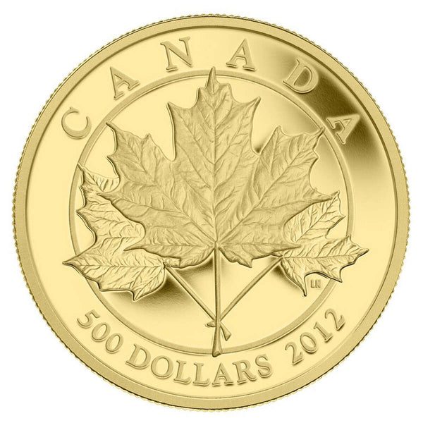 2012 $500 Maple Leaf Forever - Pure Gold Coin Default Title