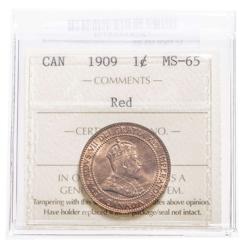 1 cent 1909  ICCS MS-65 Default Title