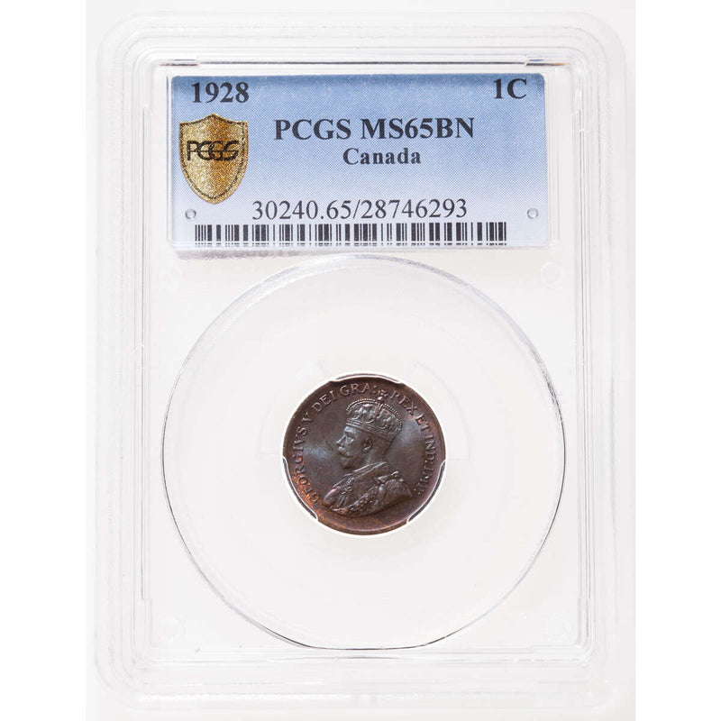 1 cent 1928 Brown PCGS MS-65 Default Title