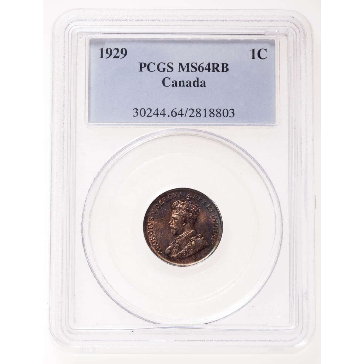 1 cent 1929 Red and Brown PCGS MS-64 Default Title