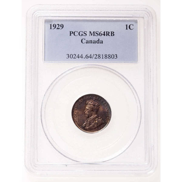 1 cent 1929 Red and Brown PCGS MS-64 Default Title