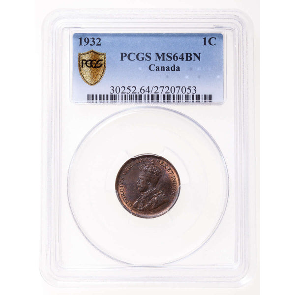 1 cent 1932 Brown PCGS MS-64 Default Title